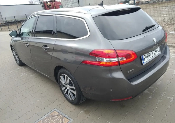 Peugeot 308 cena 58900 przebieg: 43800, rok produkcji 2020 z Września małe 172